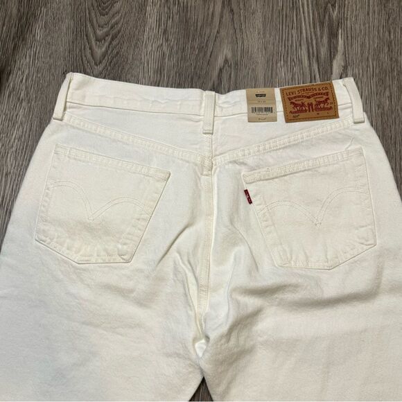 - Levi’s 501 women’s white distressed jeans - NWT - 30x30 - Picture 5 of 8